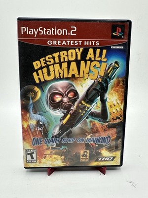 Destroy All Humans (Sony PlayStation 2, 2005) Greatest Hits, CIB