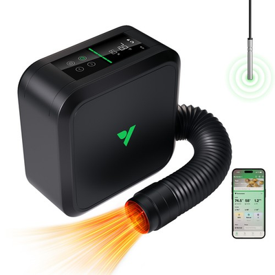 #ad VIVOSUN 700W AeroFlux Smart Grow Tent Heater with VPD Sensor Probe APP Control $113.99