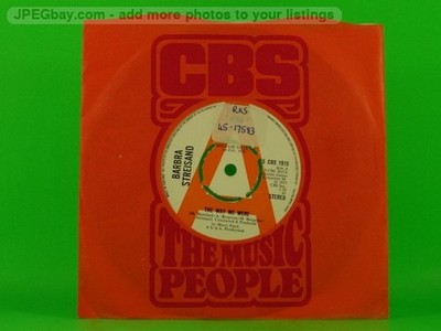 BARBRA STREISAND THE WAY WE WERE (DEMO) (152) 2 Track 7'' Single Company Sleeve C