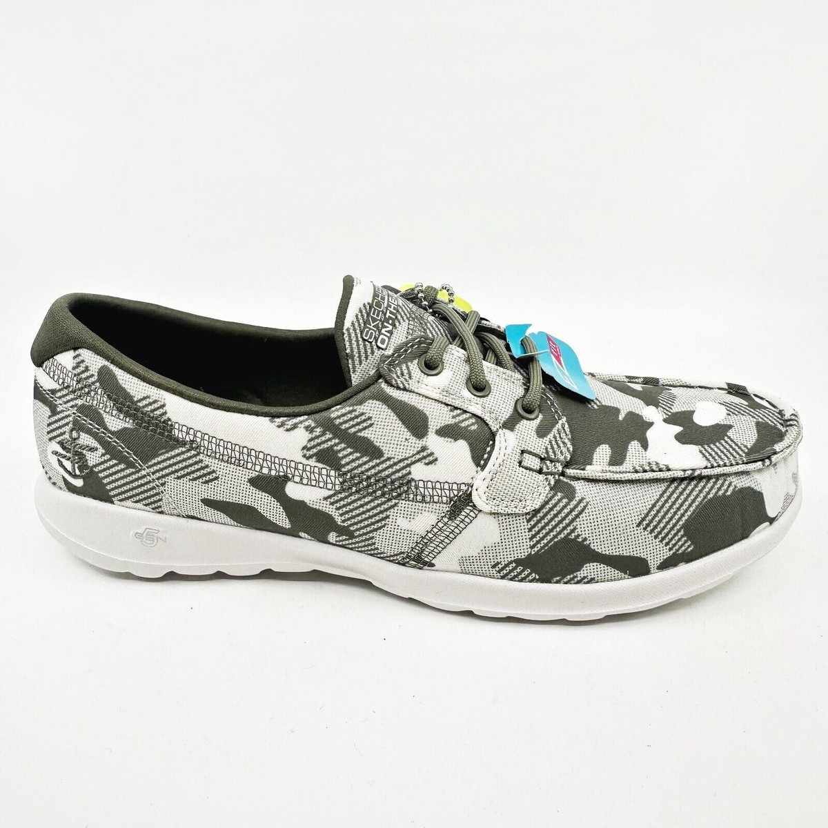 Skechers Go Walk Lite Out Of Sight Olive Green Womens Size