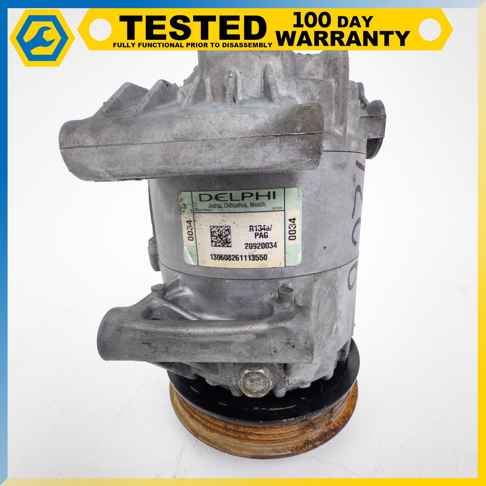 05-13 CHEVROLET CORVETTE C6 XLR A/C AIR CONDITIONING COMPRESSOR OEM