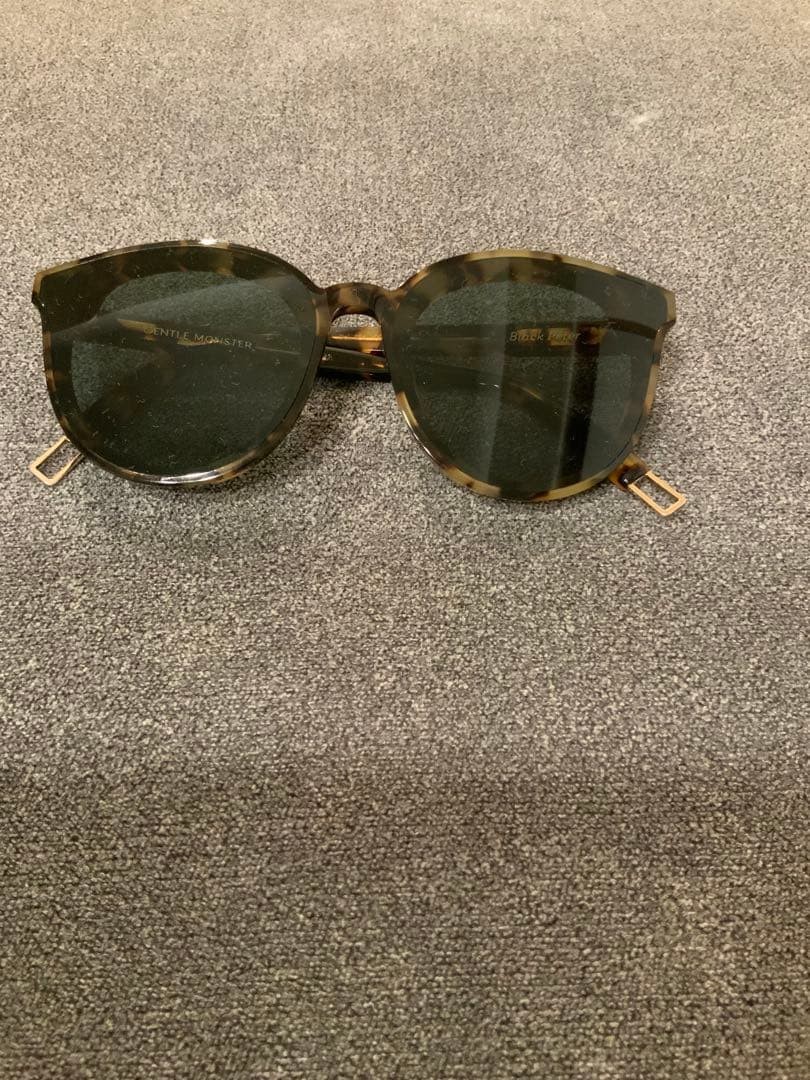 GENTLE MONSTER Sunglasses Black Peter Tortoiseshell f… - Gem