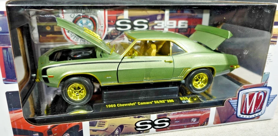 Chevrolet Camaro SS/RS 396 Chase 1969 máquinas M2 1/750 1/24 Foto 3 de 3