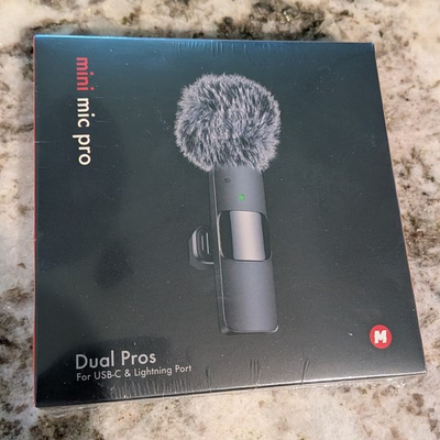 #ad Mini Mic Pro Dual Pros For USB C amp; Lightning Port New In Box $15.00