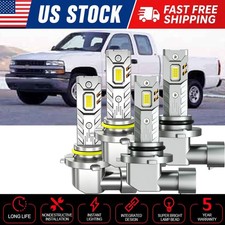 For 1988-1998 Chevy Silverado 1500 2500hd 3500hd Led Headlights Hi-lo Beam Kit