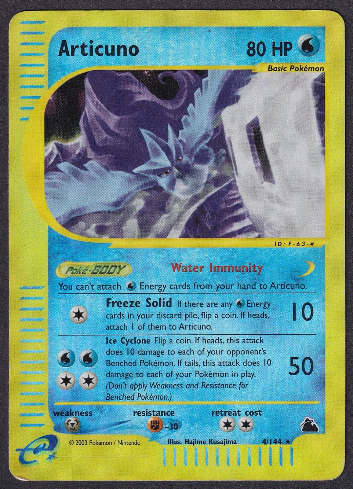 Pokemon Articuno 4/144 Reverse Holo Skyridge