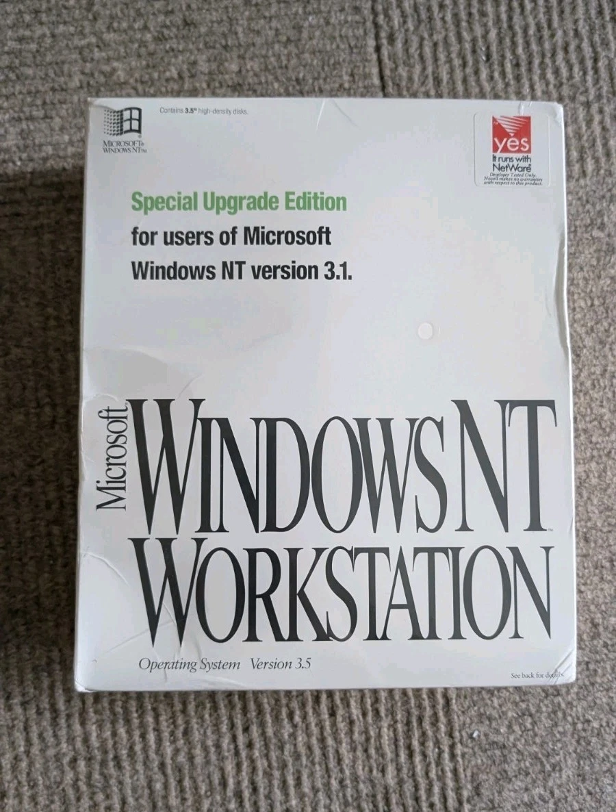 Microsoft Windows NT Software - English Version for sale | eBay