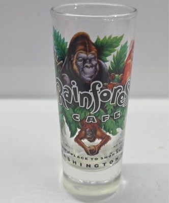 Rainforest Cafe WASHINGTON D.C. Double Shot Glass 4'' NWT