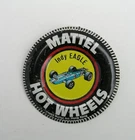 Mattel Hot Wheels 1969 Redline INDY EAGLE BUTTON w/ Tab