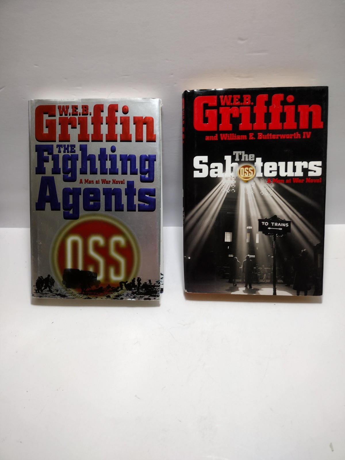 2 MEN AT WAR NOVELS by W.E.B. GRIFFIN - The Sabatuers & The Fighting Men