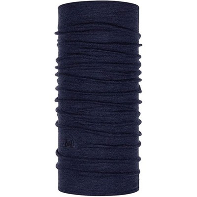Buff Midweight Merino Wool Protective Outdoor Tubular Bandana Scarf - Blue