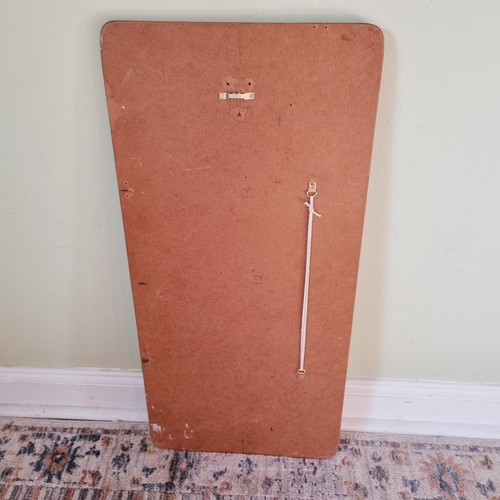 Vintage Teak Wall Mirror G Plan Long 70's Large Mid Century Mirror 76x35 Cm - Picture 8 of 8