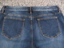 Vigoss Jagger Bootcut Jeans Womens 16 Blue High Rise Stretch Denim 36x31