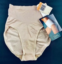 HTF NWT VINTAGE BALI THE PERFECT PANTY BEIGE FULL-CUT HI-LEG BRIEF 2133 SZ 7