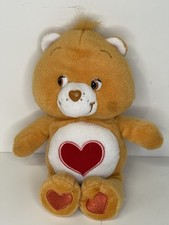2002 Care Bears 8 Tender Heart Bear Plush Stu...