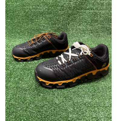 Timberland PRO Reaxion Alloy Toe Work Shoes Men s 9.5 Black Orange Anti-Fatigue