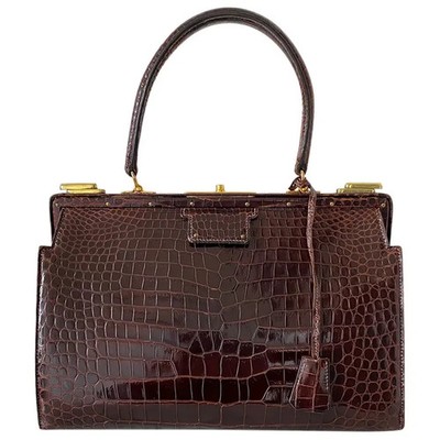 Hermès Kelly 28 Vintage Leather Chestnut Brown GHW