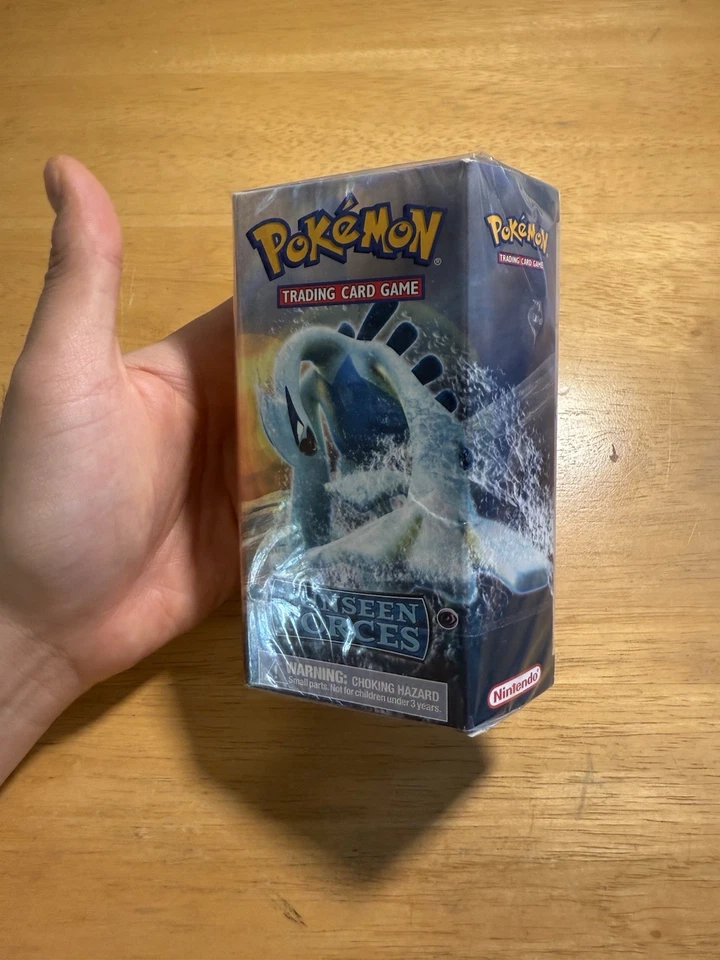 2005 POKEMON UNSEEN FORCES SILVERY OCEAN (LUGIA) THEME DECK FACTORY SEALED NEW - Image 3 of 4