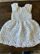 Hand Crochet Dress 6-9 Months