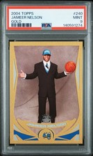 2004 TOPPS GOLD #240 JAMEER NELSON 59/99 PSA 9