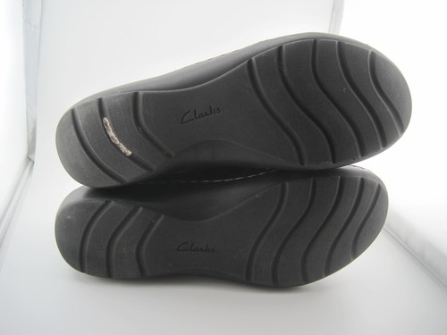 Clark’s Collection Women’s Size 9 Black Casual Leather Zipper Flat Loafers Shoes - Picture 10 of 10