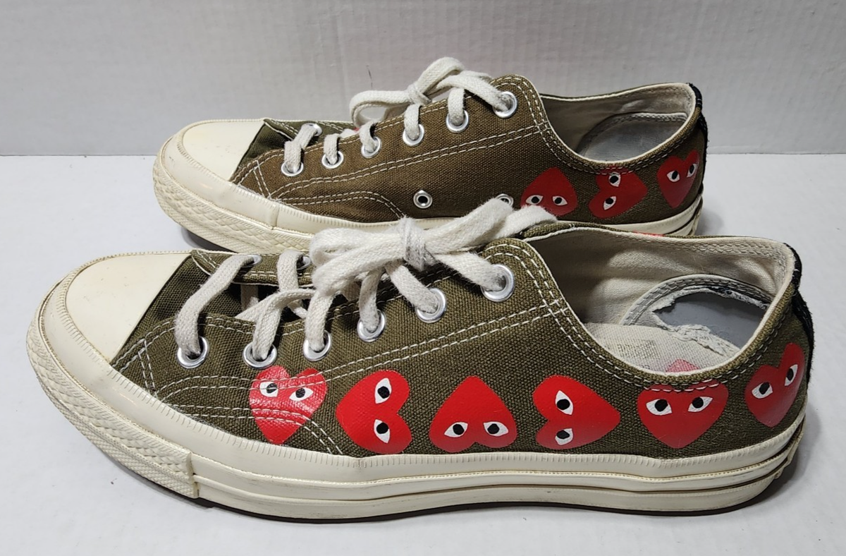 Converse Chuck T. 70 Play Comme Des Garcons Low Multi Heart  display picture 1