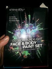 Body Paint, ETEREAUTY UV Glow Blacklight Face and Body Paint