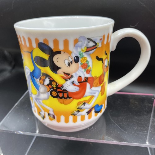Tokyo Disneyland Mug Characters Coffee Made In Japan Disney Signed Colorful