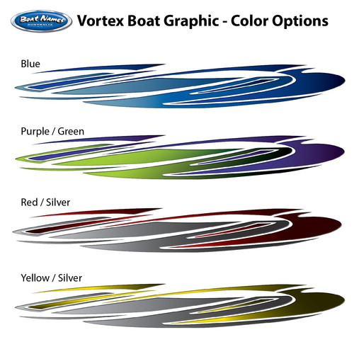 Boat Graphics Kit - Vortex - Picture 3 of 5