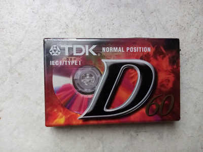 TDK -D60 -   60 min. Musik LeerCassette (zum aufnehmen)  -top. -ovp.  ##..--