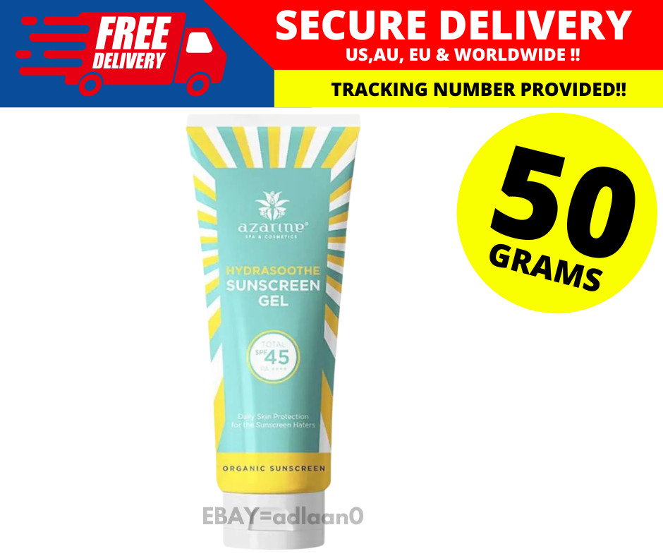 AZARINE Hydrasoothe Sunscreen Gel Sensitive Skin Moist SPF45 PA+++ 50g