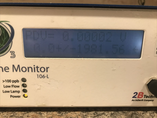 2B Technologies 106-L Ozone Monitor / Screen difficult to read - Picture 2 of 13