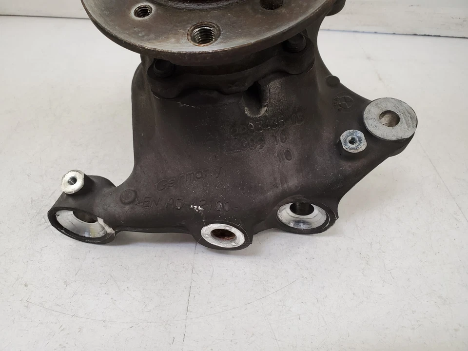 ✅ 08-13 OEM BMW M3 E90 E93 Buje delantero izquierdo Husillo Nudillo Rueda Cojinete Porta Foto 2 de 4