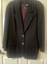 Lizsport Navy Wool Blazer