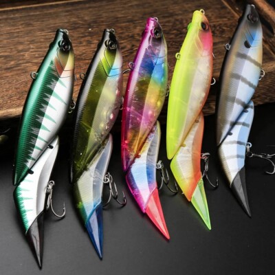 Big Game Floating Minnow Fishing Lure 19cm 55g Wobbler 2 Joint SwimBait Predator