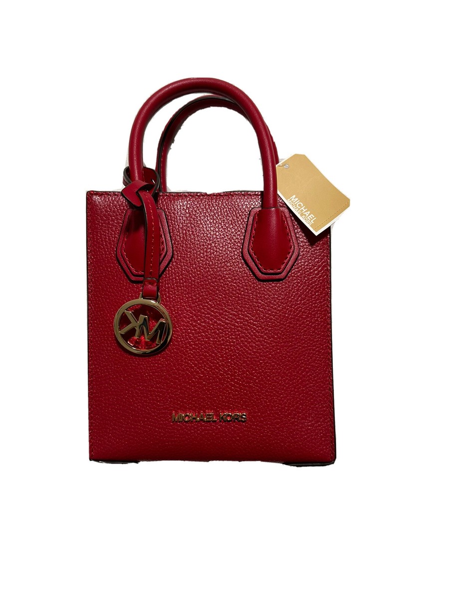 MICHAEL KORS MERCER Chili XS NS SHOPPER XBODY 35S1GM9T0L | eBay