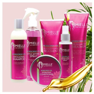 MIELLE ORGANICS MONGONGOÖL HAARPFLEGEPRODUKTE-BEHANDLUNG-SHAMPOO-SPÜLUNG-!!