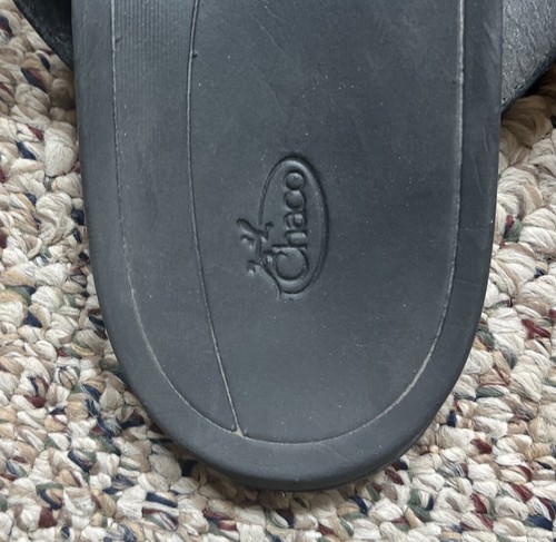 Chaco Sandel Womens 9 Black Toe Strap Comfort Walking Shoe Slip On Flip Flop