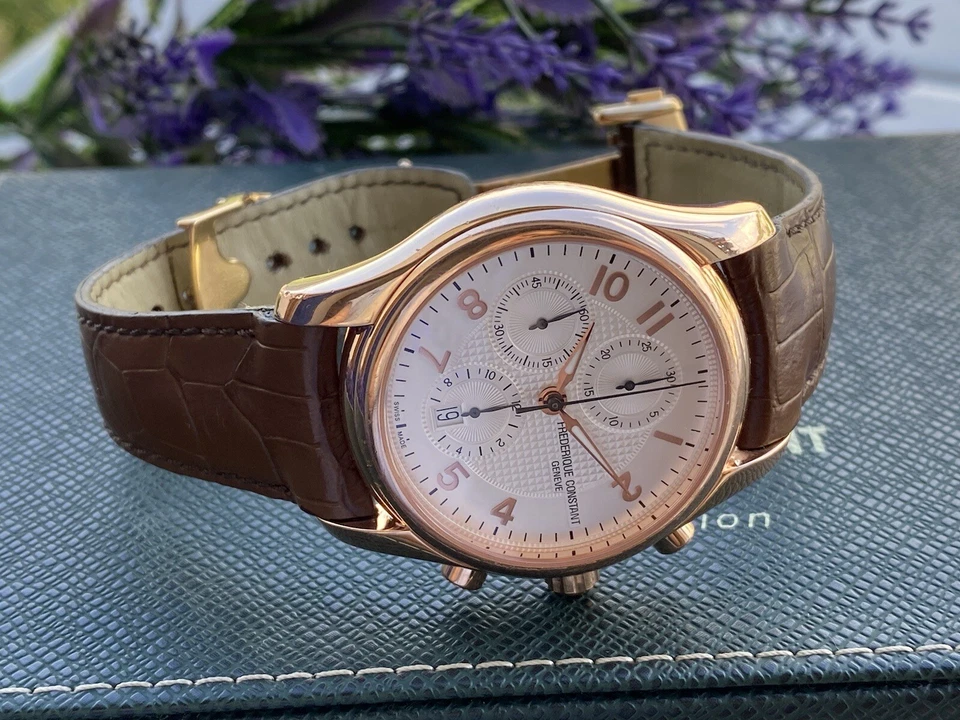 Frederique Constant Runabout Watch Chronograph Automatic 43mm Limited 1888 - Image 4 of 4