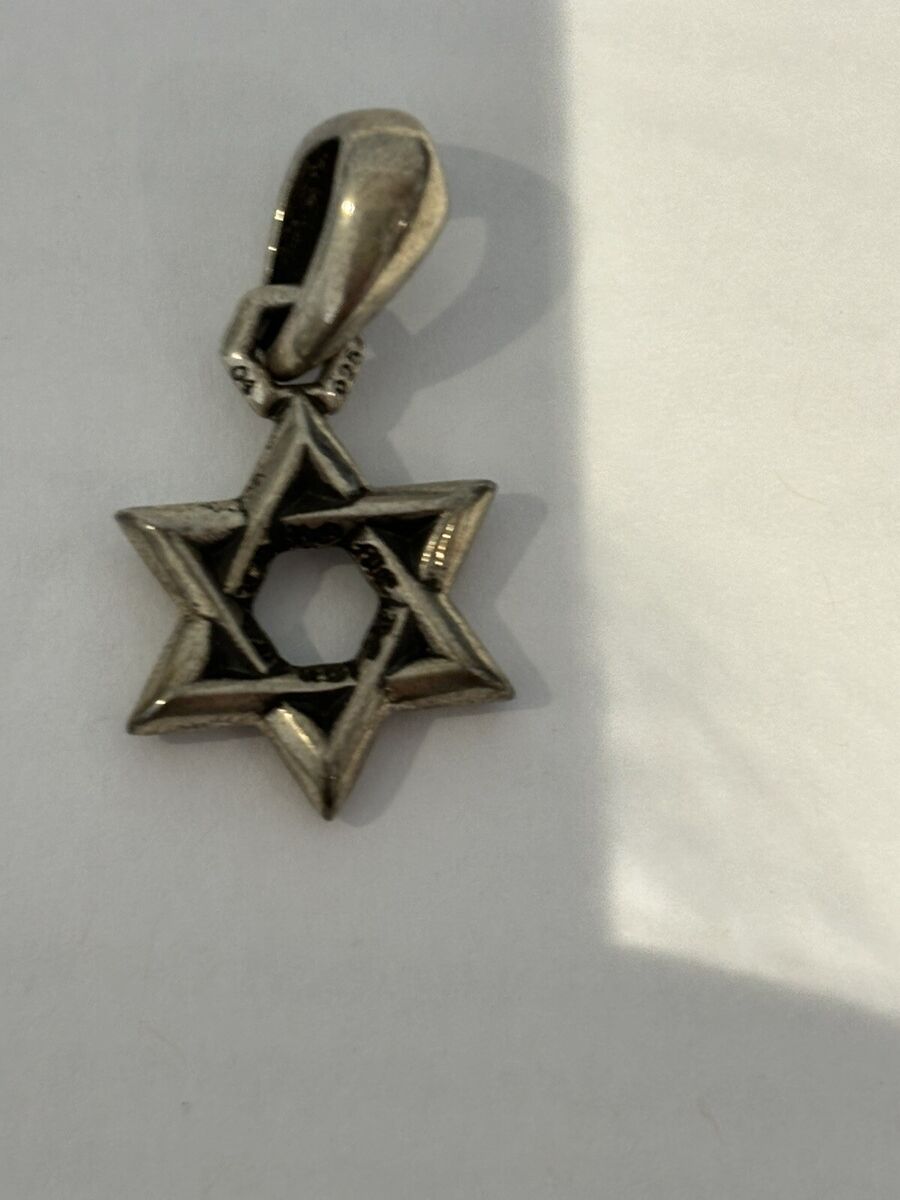 Chrome Hearts Silver 6 Point Star Star Of David Charm Chrome Hearts Silver 6 Point Star Star Of David Charm