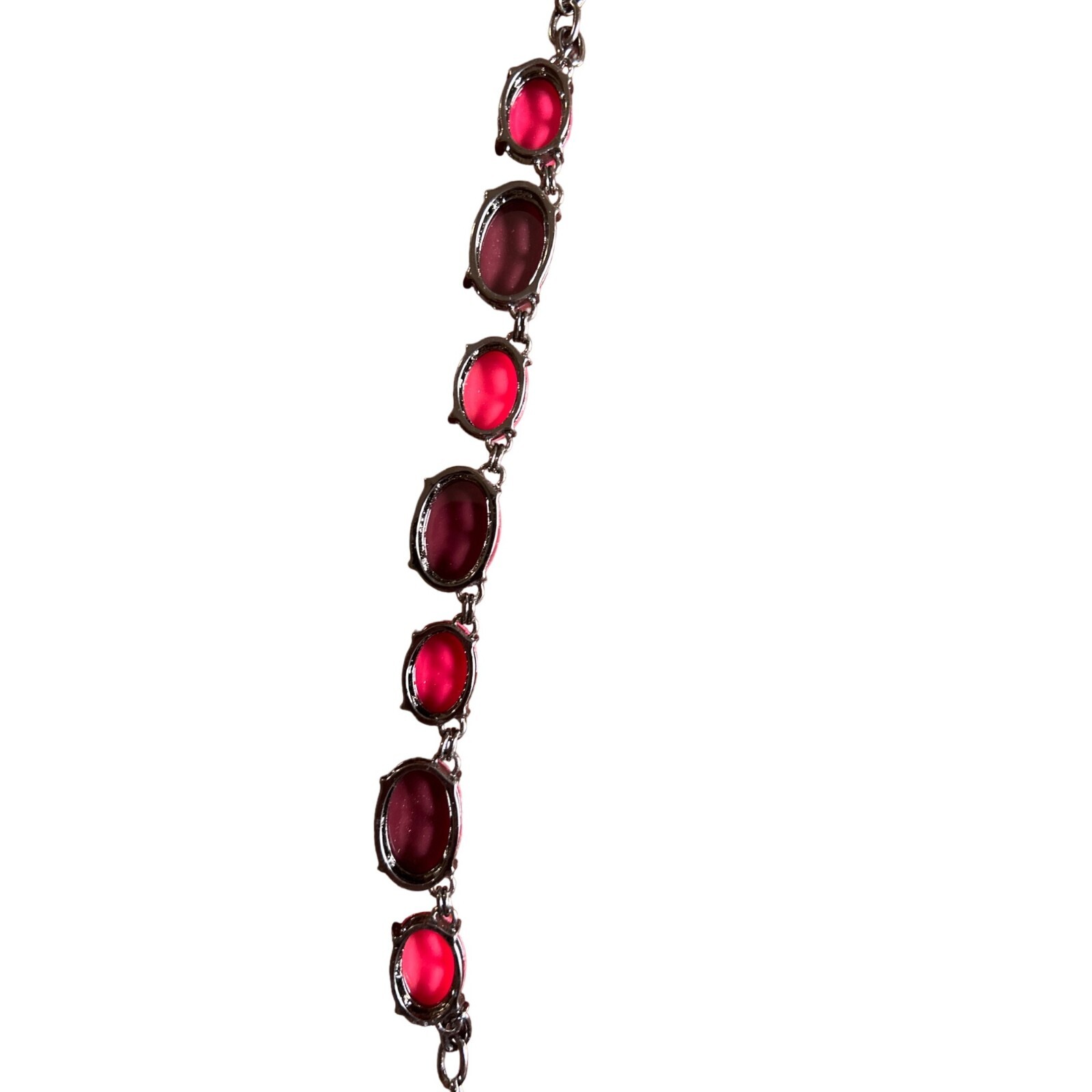 Premier Designs Statement Necklace Bold Pink & Ma… - image 4