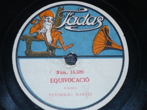 VENTRILOQUIST 78 rpm RECORD Fadas VENTRÍLEC MARTÍN Picture label RARE Spain - Picture 2 of 2