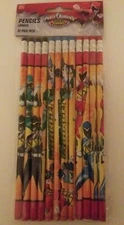 Power Rangers Dino Charge Pencil 12 Pack Party Favor New DesignWare 2014