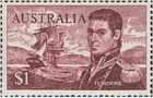 1966 Australian Navigator Near Last MNH $1 Matthew Flinders Decimal Stamp issue