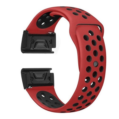 For Garmin Fenix 5 5X 6 6X Pro 7 7X Solar 3 Quick Fit Silicone Watch Band Strap - Picture 8 of 15