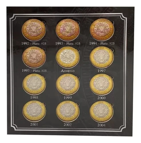 Álbum Coleccionador De Monedas $10 Pesos México- INCLUYE 20 MONEDAS !! - Image 4 of 4