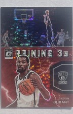 Kevin Durant 2021 Donruss Optic Raining 3s Red Pulsar #10