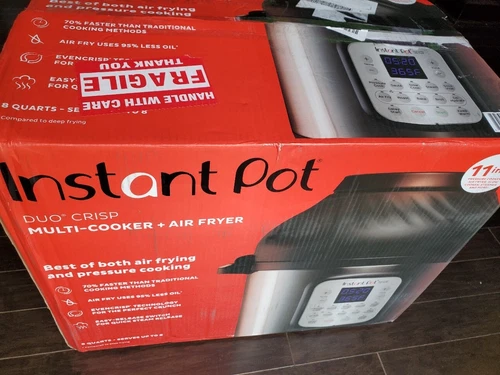 Instant Pot 8 QT Duo Crisp 11-in-1 Air Fryer and Electric Pressure Cooker Combo