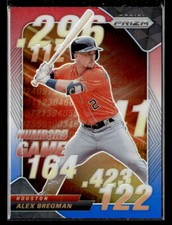 Alex Bregman - 2020 Panini Prizm Numbers Game Red, White, and Blue Prizm