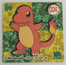 Charmander Pocket Monster GB Mini Card No.4 Nintendo Pokemon Japanese 1 inch